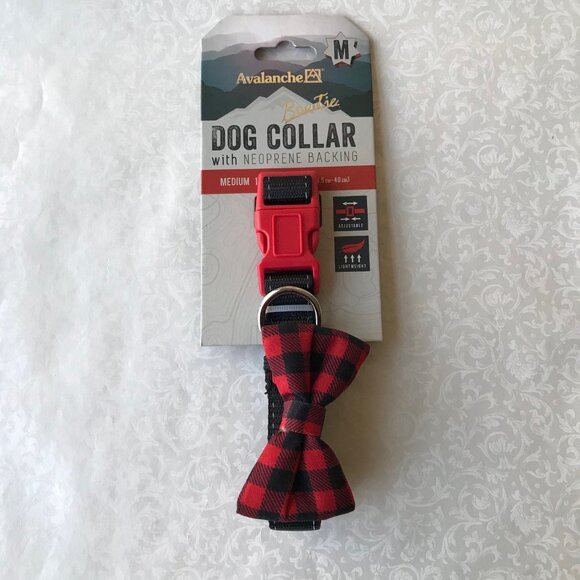 Avalanche Dog Bowtie Collar w Neoprene Backing Lightweight Size : M - Picture 1 of 3